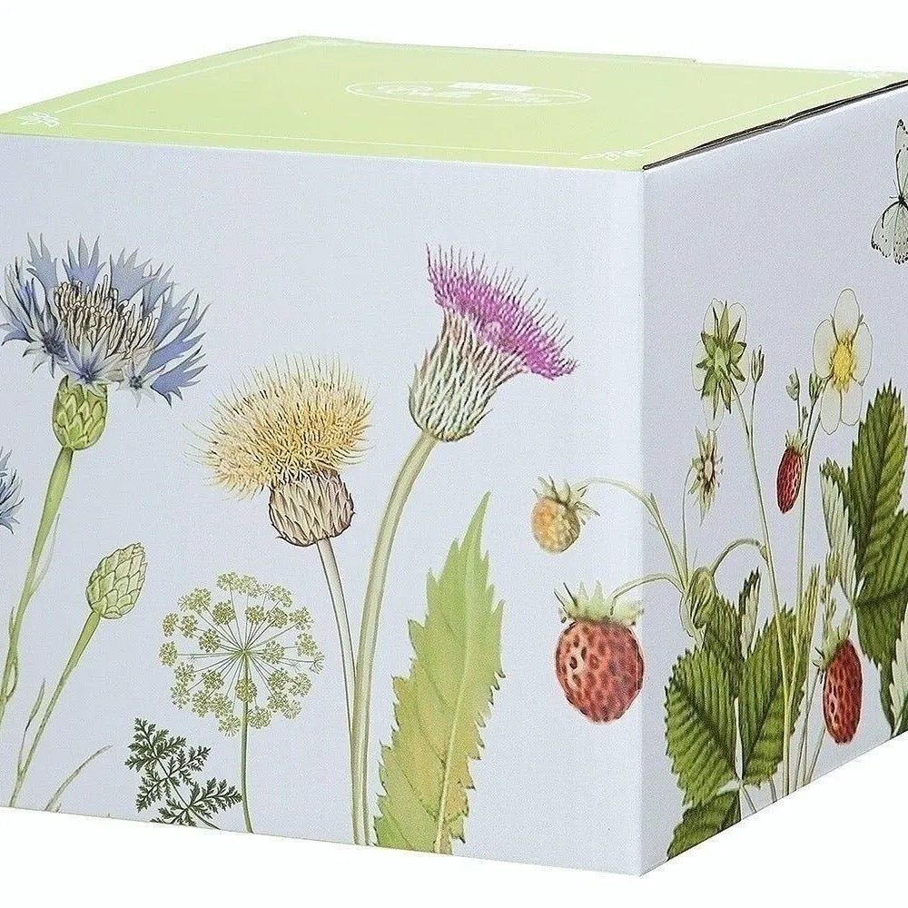 GILDE Tea-for-One Set „Wildblumen“ – Teekanne mit Tasse & Untertasse aus Porzellan