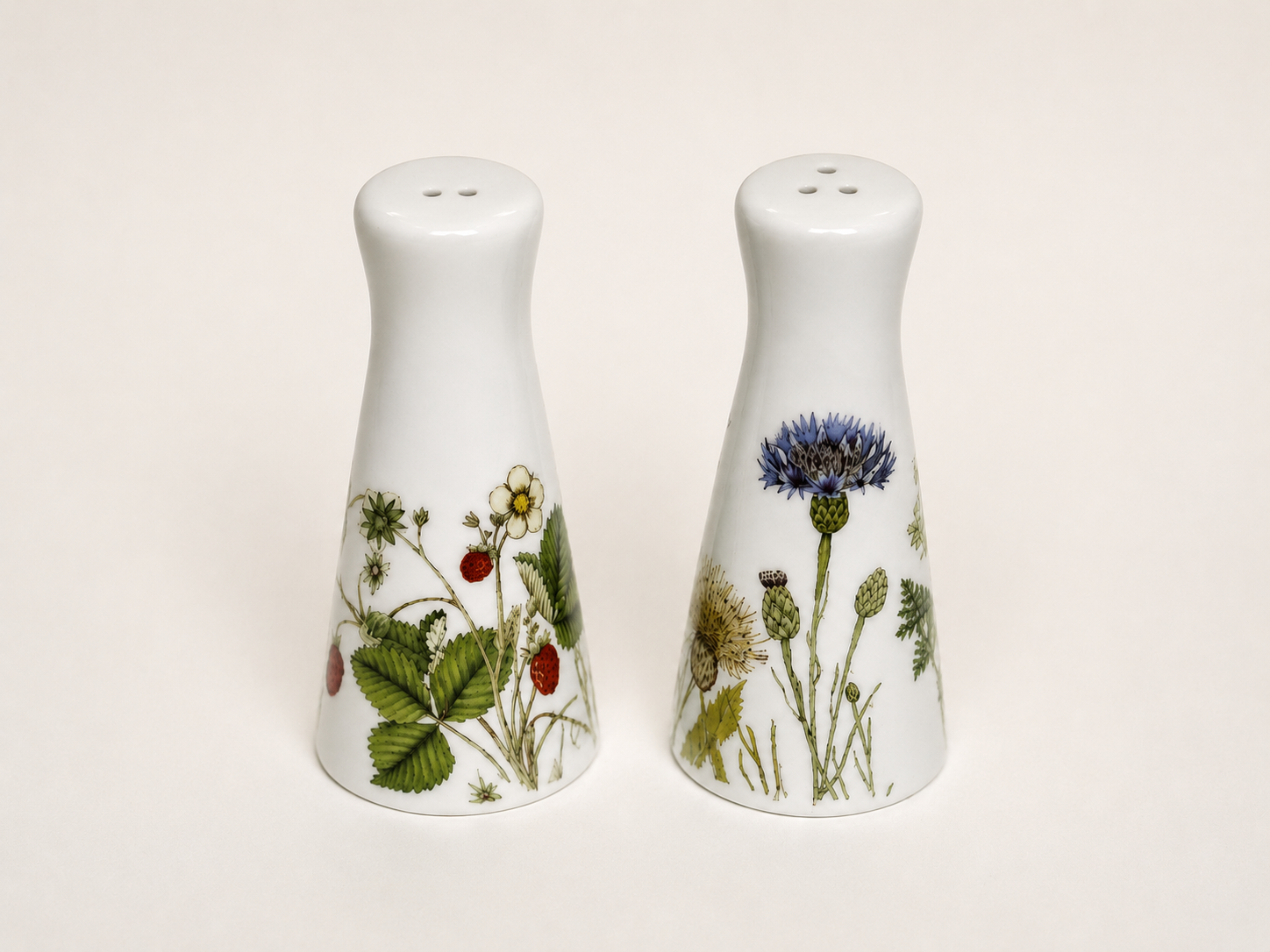GILDE Salz- & Pfefferstreuer „Wild Flowers“ – Porzellan mit Blumen- & Schmetterlingsmotiv